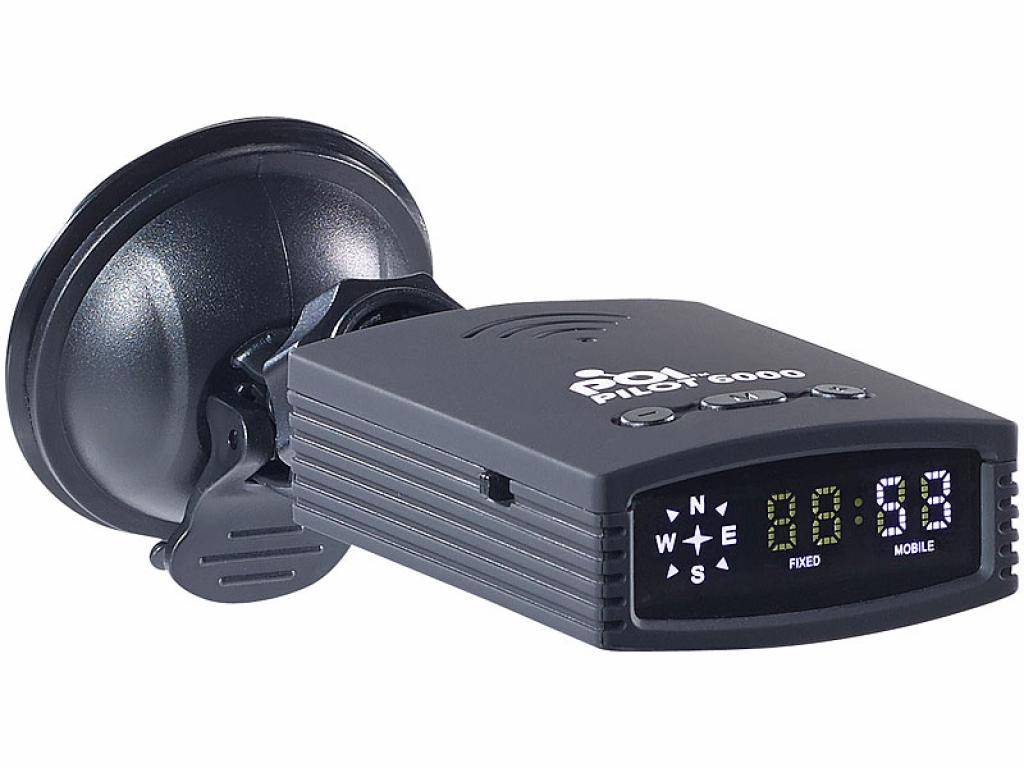 POI Pilot 6000 GPS Blitzer und Radarwarner Gefahren-Warner mit POI-Daten für Europa-2