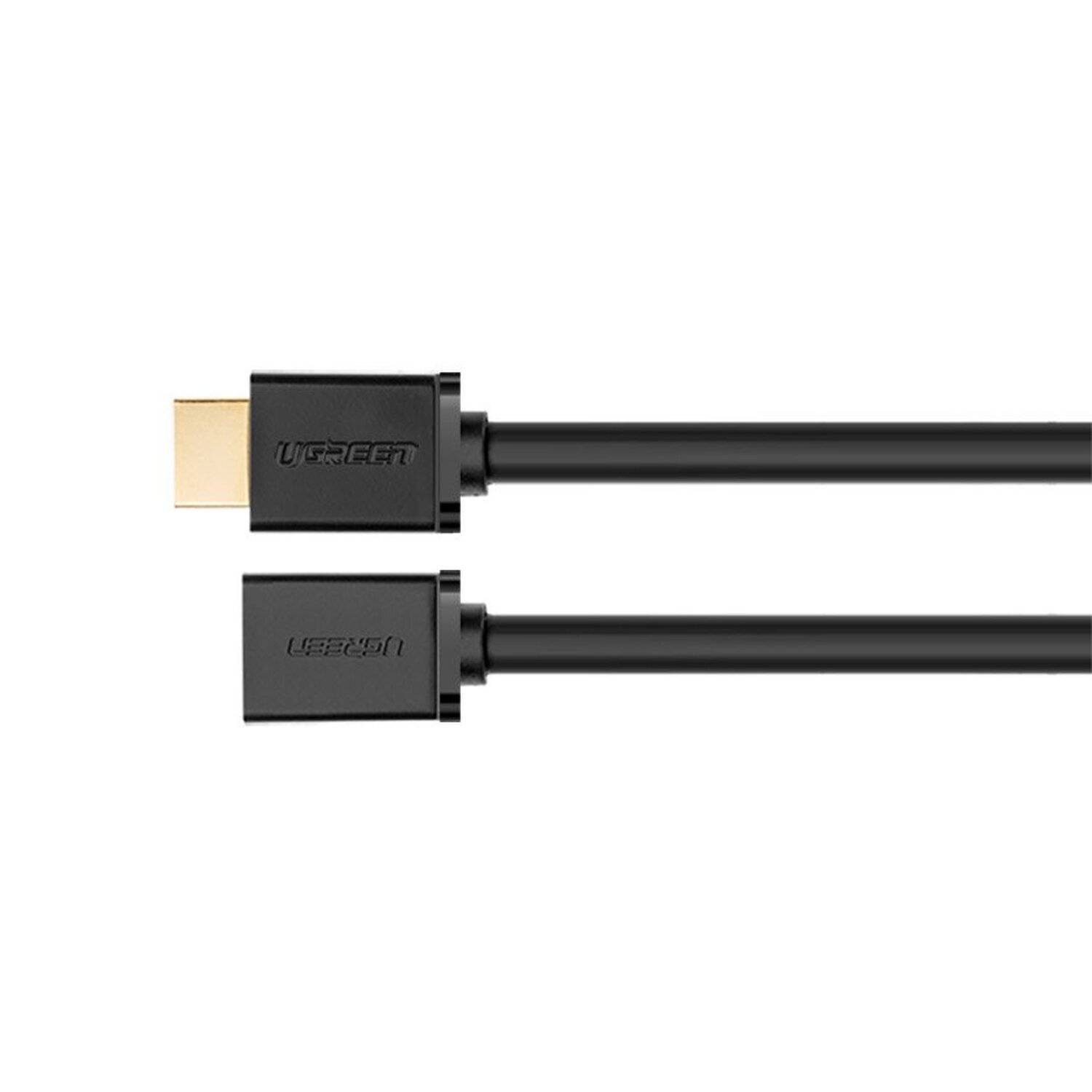 Ugreen 1m Kabel HDMI Verlängerungskabel (weiblich) - HDMI (männlich) 19 Pin 1.4v 4K 60Hz 30AWG schwarz-1