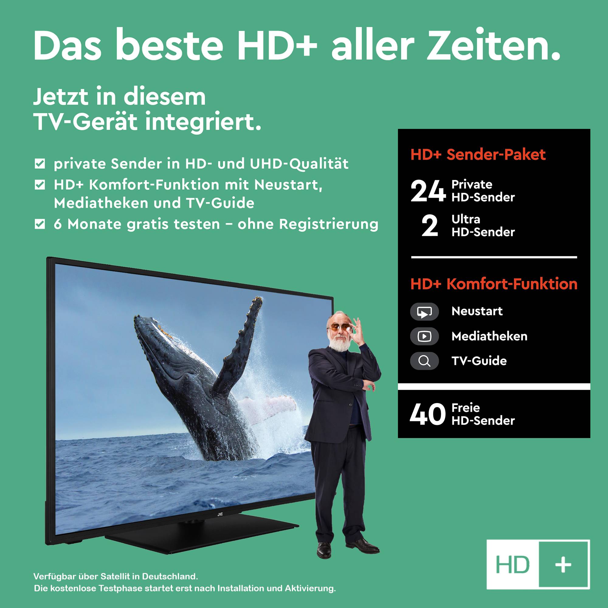 LT-42VF5155 42 Zoll Fernseher (Smart TV inkl. Prime Video/Netflix, Full HD, HDR10, Bluetooth, HD+)-1