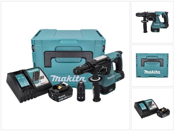Makita DHR 243 RF1J Akku Bohrhammer 18 V 2,0 J SDS plus Brushless + 1x Akku 3,0 Ah + Ladegerät + Makpac