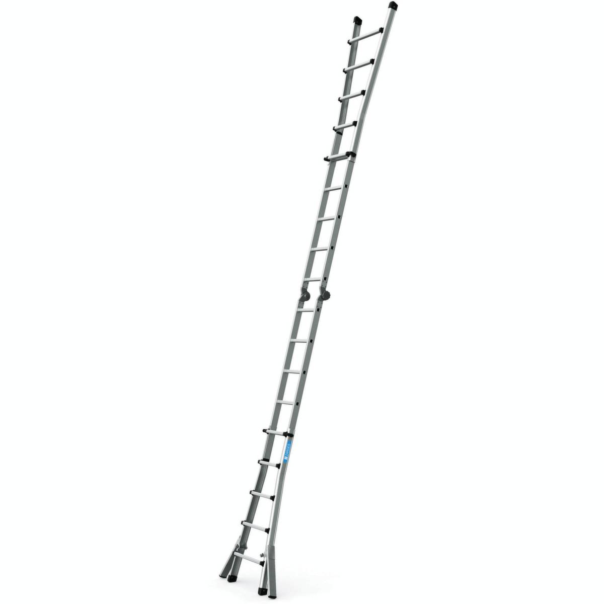 Mehrzweck-Teleskopleiter,4x5 Sprossen,Holm L 5,29m,natur-3