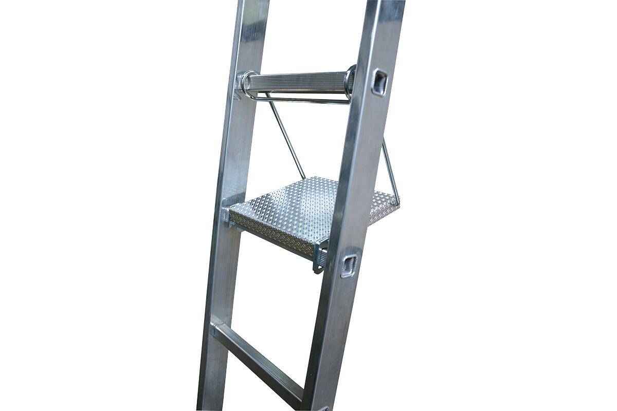 Einhängetritt,f. Sprossenstehleiter,Tragl. 150kg,Alu-4