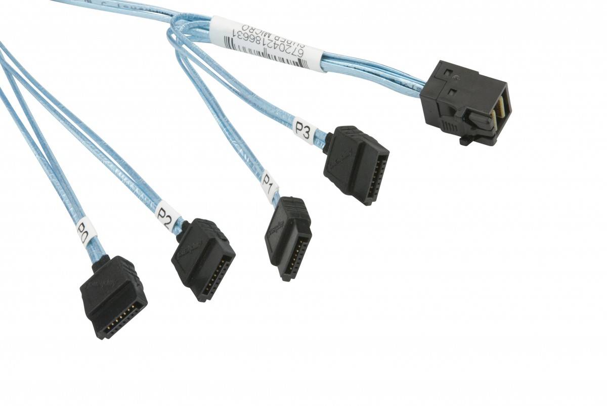 Supermicro CBL-SAST-0703 - SATA- / SAS-Kabel - 4x Mini SAS HD (SFF-8643)-2