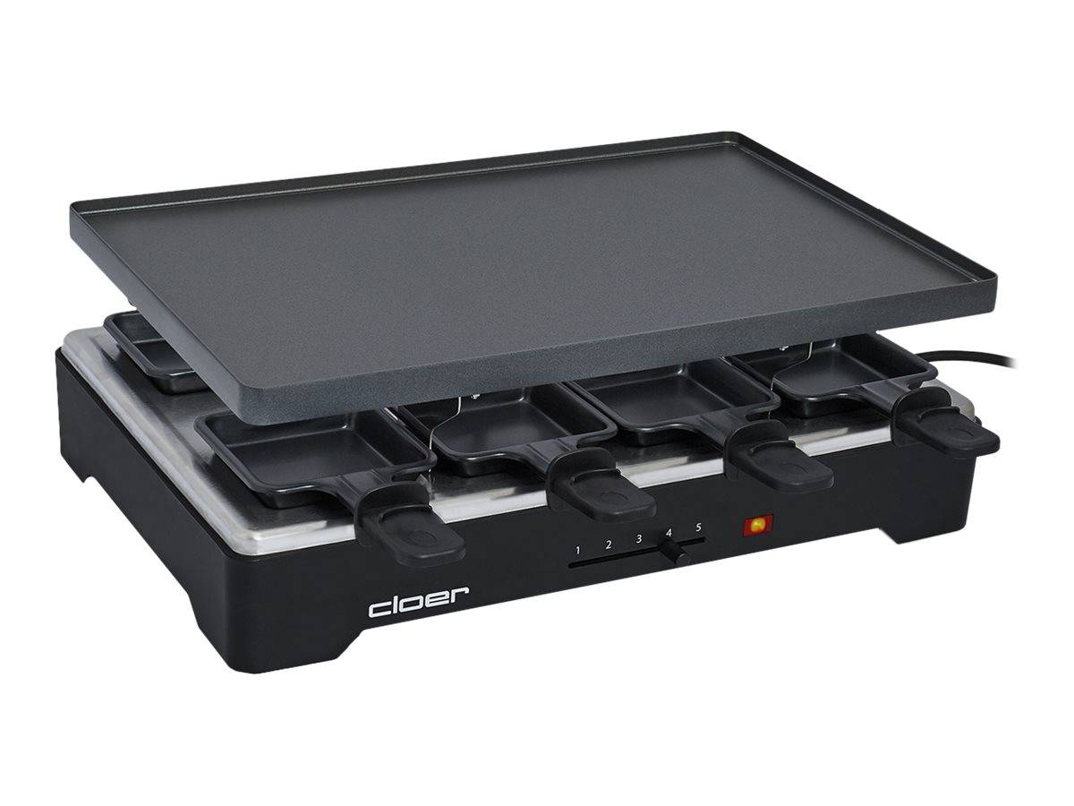 Cloer 6446 - Raclettegrill/Grill - 1.2 kW - Schwarz-1