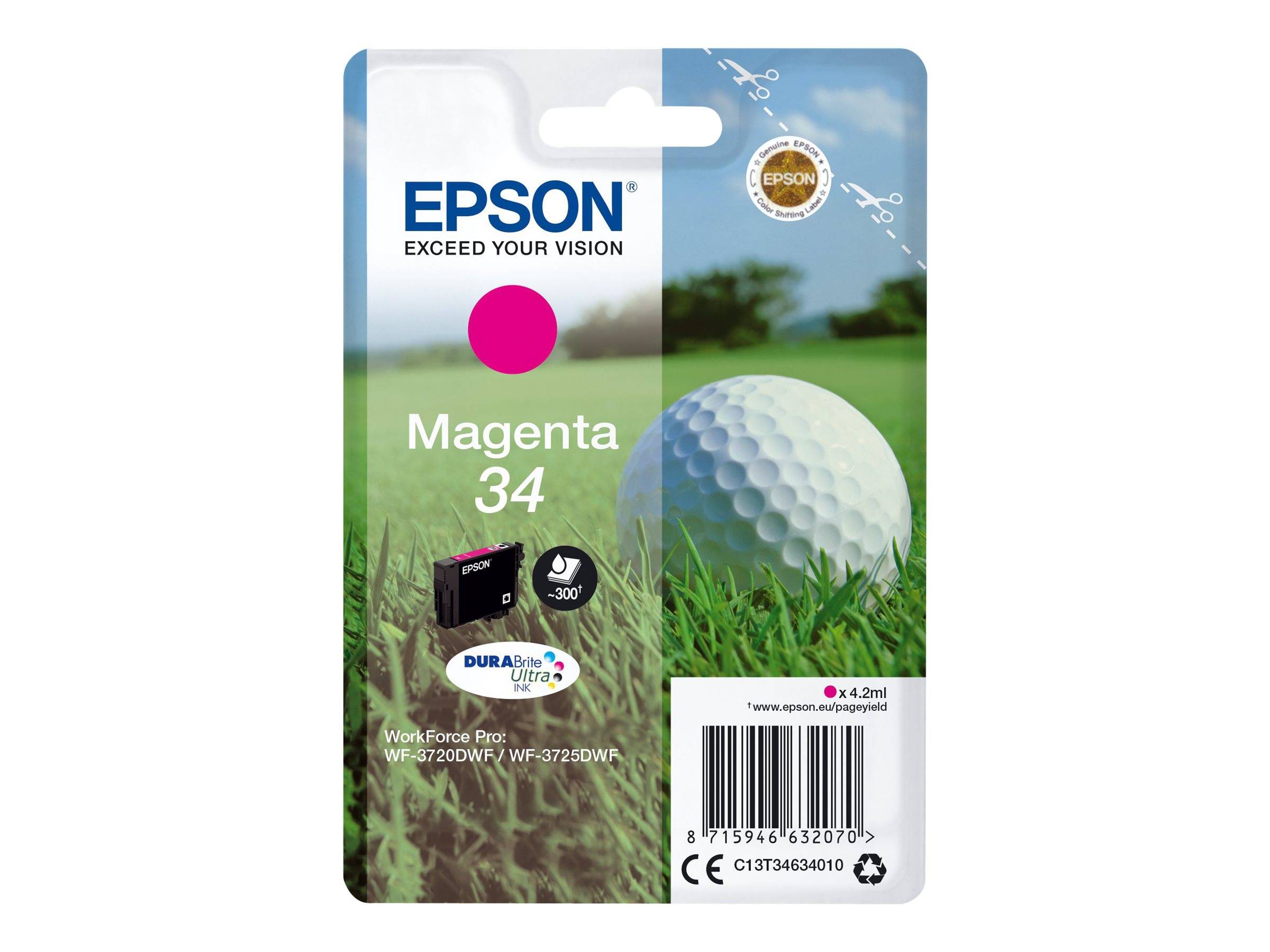 34 - 4.2 ml - Magenta - original - Tintenpatrone-0