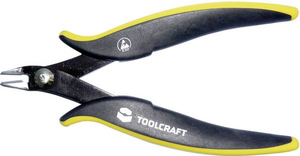 TOOLCRAFT  816743 ESD Seitenschneider ohne Facette 134 mm