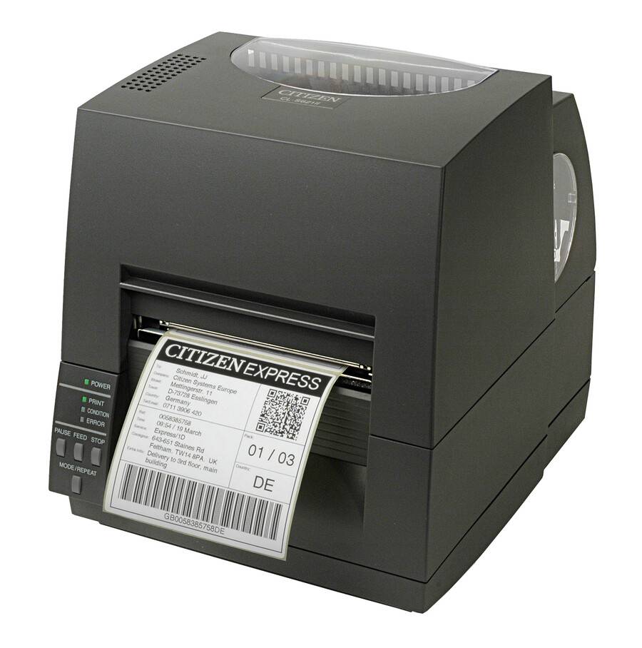 Citizen CL-S621II - Etikettendrucker - Thermodirekt / Thermotransfer - Rolle (11,8 cm)-2