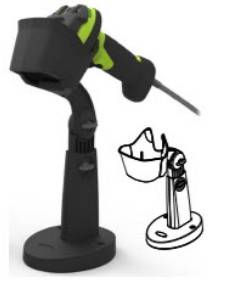 Zebra Barcode-Scanner-Ständer - Twilight Black-1