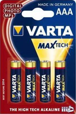 Varta Longlife Max Power 4703 Micro AAA Batterie 4er Blister-1