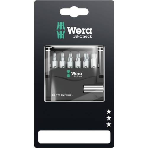 Thumbnail - Wera 867/1 Z Mini-Check TORX® 05073404001 Bit-Set 7teilig Innen-TORX