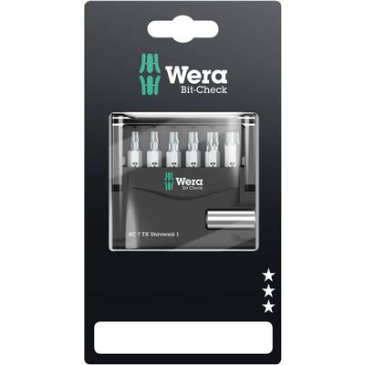 Wera 867/1 Z Mini-Check TORX® 05073404001 Bit-Set 7teilig Innen-TORX 