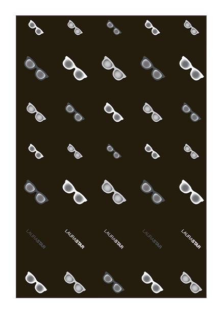 LauraStar 152.7803.898, Baumwolle, Polyester, Schwarz, Muster, 1310 x 550 mm, 550 mm, 1310 mm-3