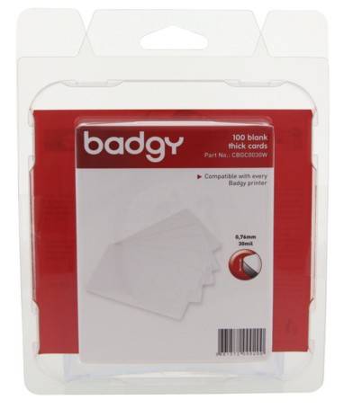 EVOLIS - Badgy - Polyvinylchlorid (PVC) - 30 mil - weiß-1