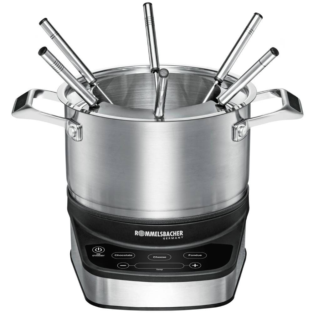 Rommelsbacher F 1200, 6 Person(en), 1,5 l, Schwarz, Edelstahl, Rund, Edelstahl, Tasten-0