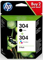 HP 304 - 2er-Pack - Schwarz, Farbe (Cyan, Magenta, Gelb)-2