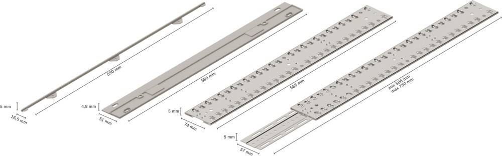 Constructa-Neff Verbindungsschiene Z788BI00-2