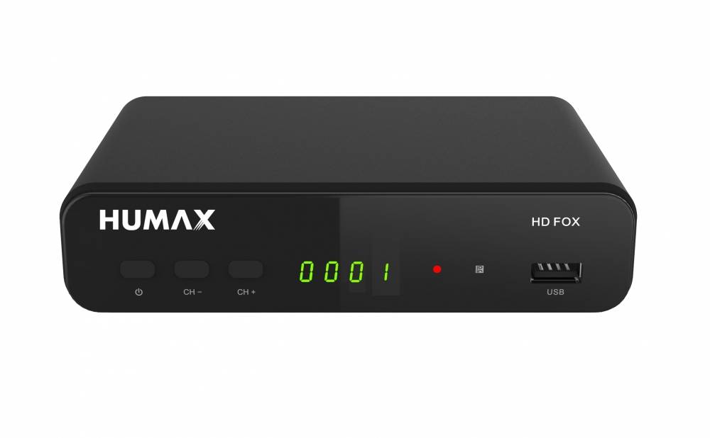 Humax HD Fox, Kabel, Satellit, Full HD, 576i,576p,720p,1080i,1080p, 128 MB, 8 MB, Schwarz-1