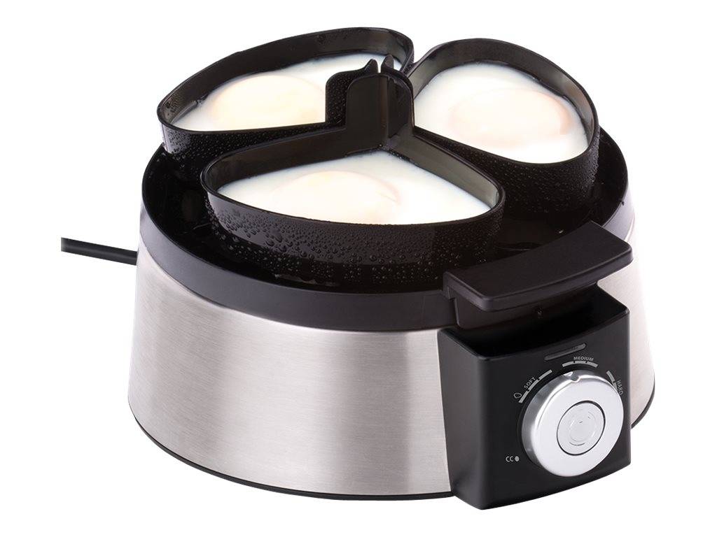 Cloer 6070 - Eierkocher - 435 W - Edelstahl/Schwarz-1