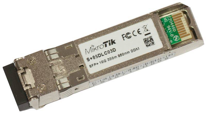 MikroTik S+85DLC03D - SFP+-Transceiver-Modul - 10 GigE - SFP+ / LC Multi-Mode --1