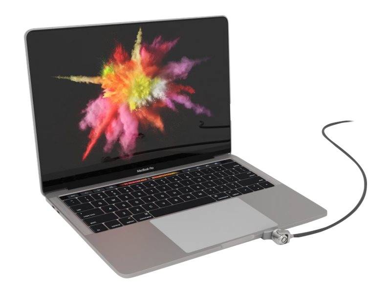 Compulocks Ledge Lock Adaptor for MacBook Pro 13 M1 & M2 with Keyed Cable Lock - Sicherheitsschlossadapter - mit Kabels-1
