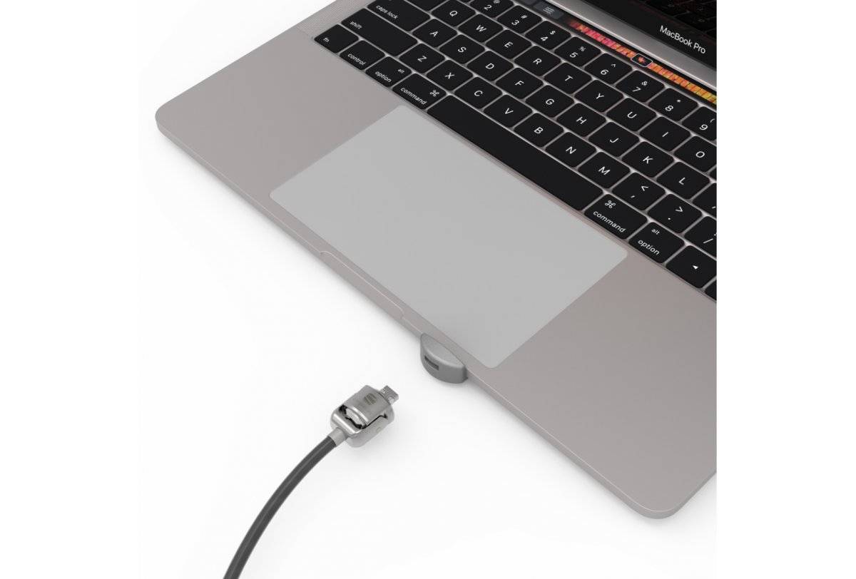 Compulocks Ledge Lock Adaptor for MacBook Pro 13 M1 & M2 with Keyed Cable Lock - Sicherheitsschlossadapter - mit Kabels-4