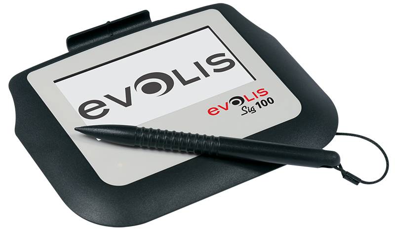 Evolis Signature 100 - Unterschriften-Terminal mit LCD Anzeige-1