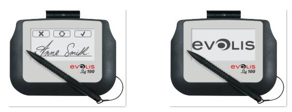 Evolis Signature 100 - Unterschriften-Terminal mit LCD Anzeige-2