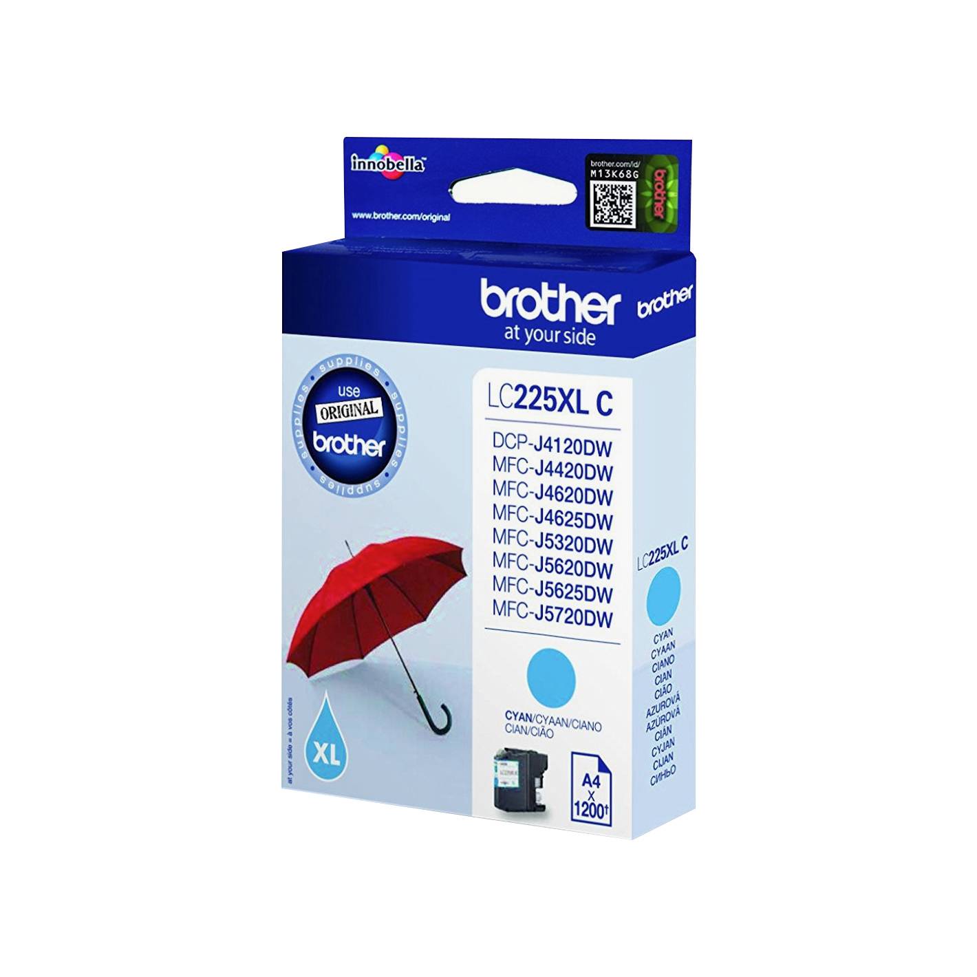 Brother LC225XLCBP - Hohe Ergiebigkeit - Cyan-2