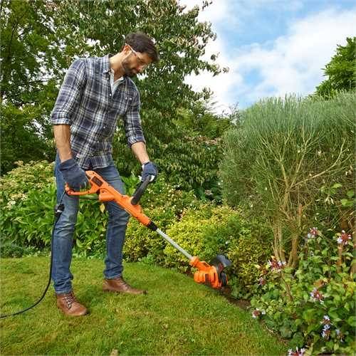 Black & Decker BESTA525-QS, Rasentrimmer, 1,6 mm, 10 m, 7500 RPM, Orange, 25 cm-4