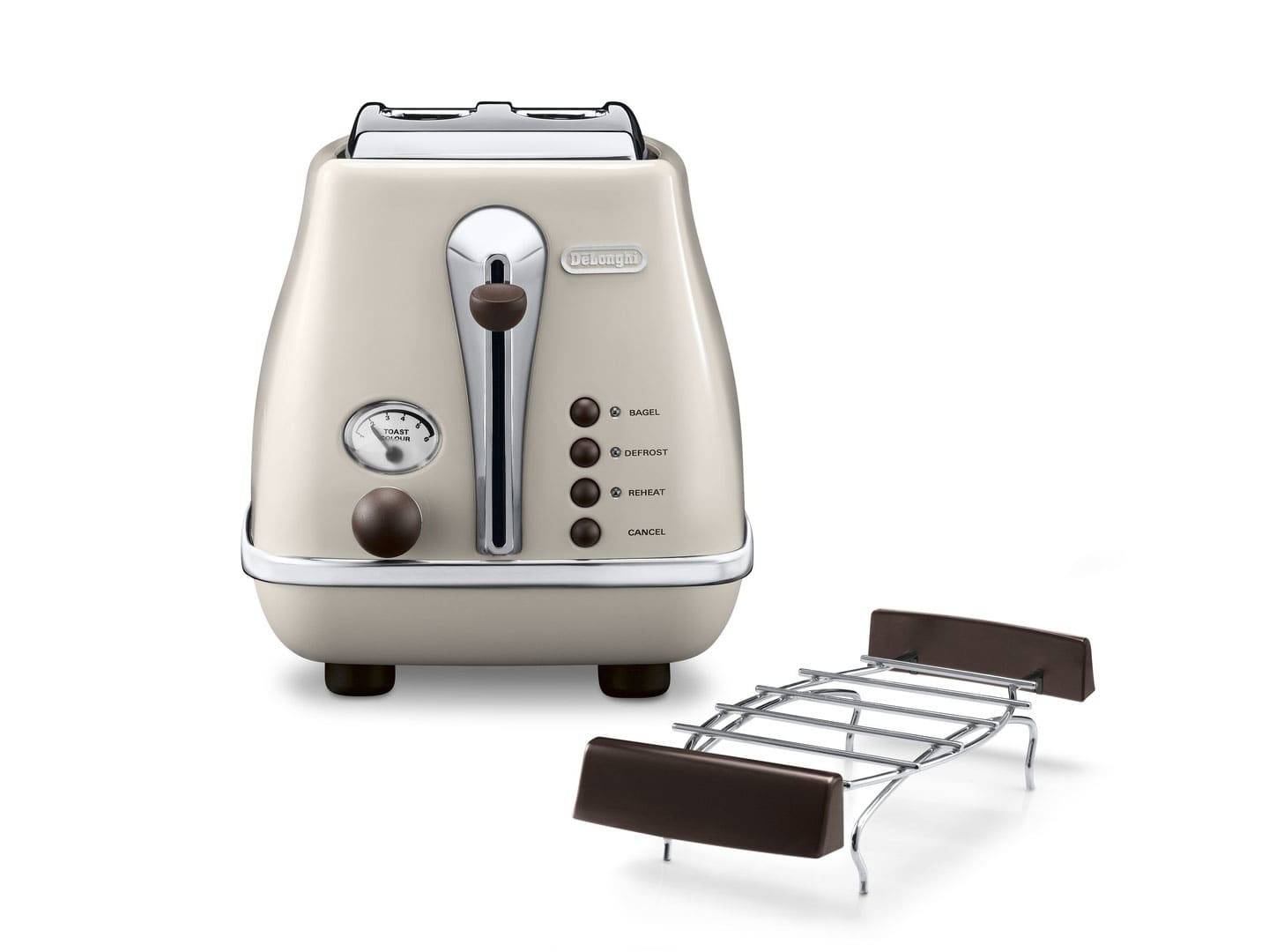 DE LONGHI - De'Longhi Icona Vintage CTOV 2103.BG - Toaster-2