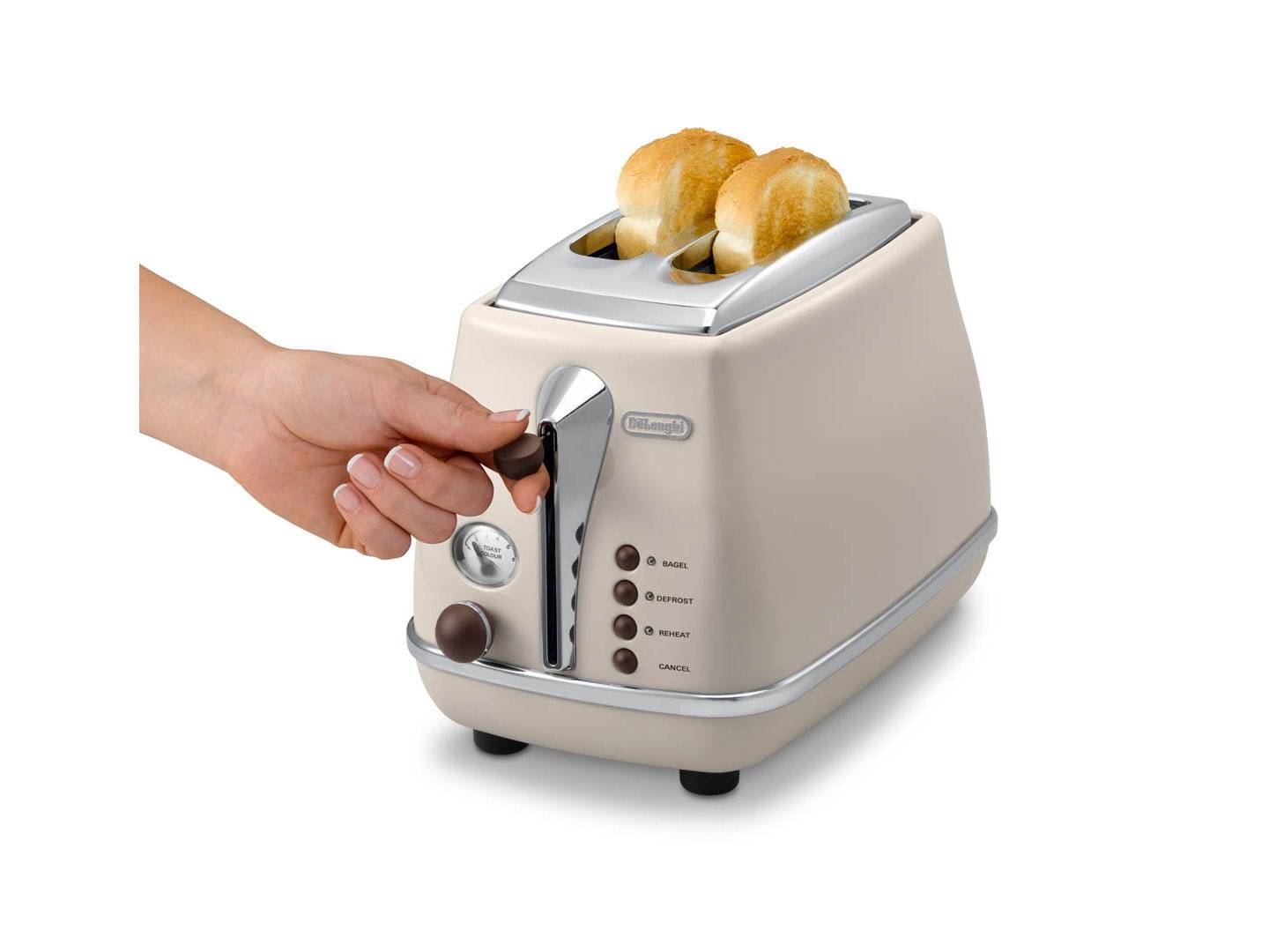 DE LONGHI - De'Longhi Icona Vintage CTOV 2103.BG - Toaster-3