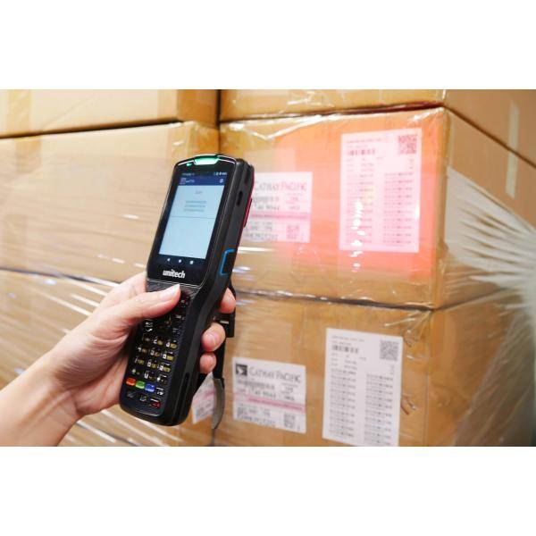 MDE-Gerät im Einsatz