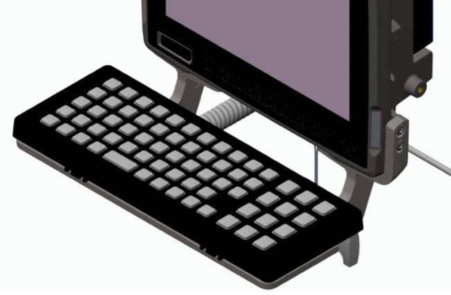 Zebra - Tastaturarmbefestigungsplatte - für Zebra-1