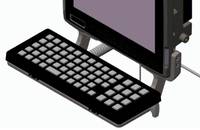 Zebra - Tastaturarmbefestigungsplatte - für Zebra-2
