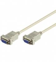 Anschlusskabel D-Sub Nullmodem Grau - D-Sub/RS-232-Buchse - Kabel - Digital/Date-1