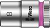 Wera 8790 HMA 05003507001 Außen-Sechskant Steckschlüsseleinsatz 8 mm SW 8 1/4" (6.3 mm)