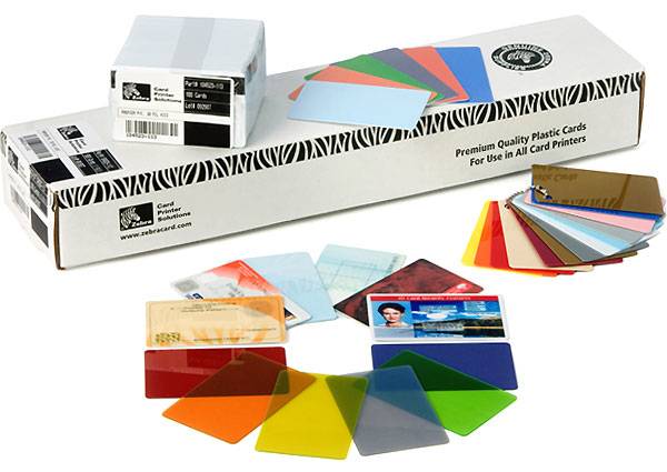 Zebra - Polyvinylchlorid (PVC) - 10 mil - CR-80 Card (85.6 x 54 mm)-1