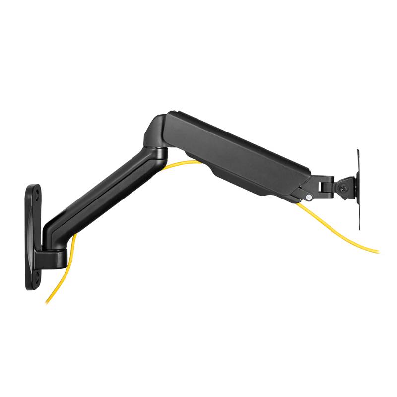 LogiLink - Befestigungskit (Wandmontage) - Gasfeder - für Monitor / Curved-Monitor - Kunststoff, Stahl, Aluminium - Schw-2