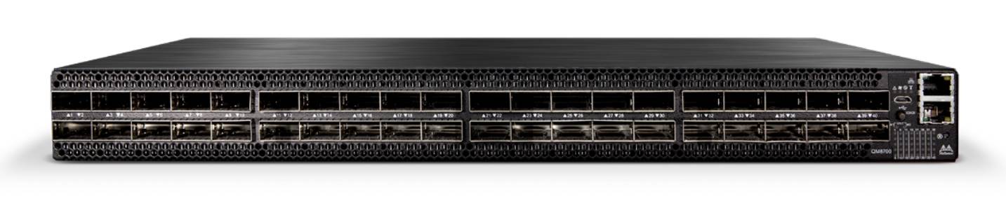 Mellanox Quantum QM8700 - Switch - Smart - 40 x HDR InfiniBand QSFP28-1