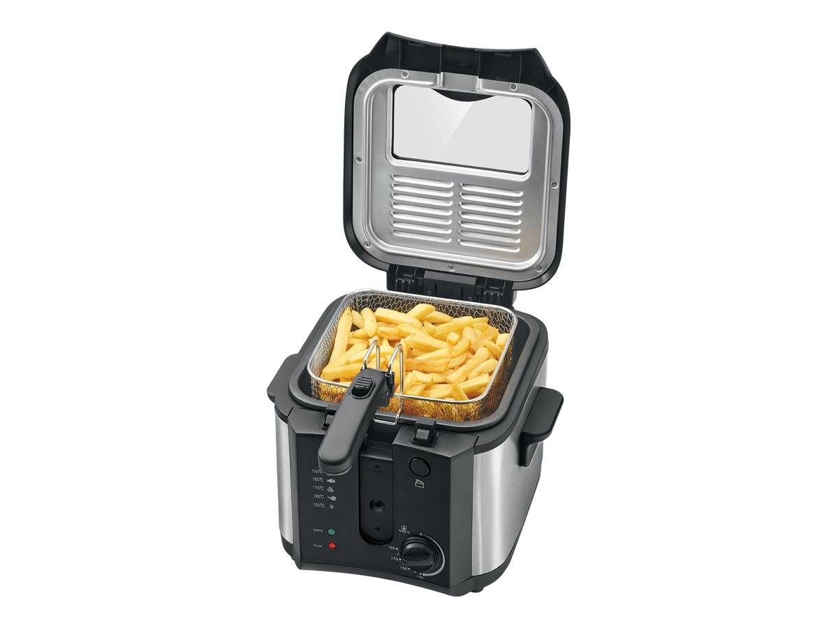 Clatronic FR 3649 Fritteuse 2.5 l 1600 W Schwarz-2