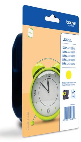 Brother LC125XLY - Sehr hohe Ergiebigkeit - Gelb-1