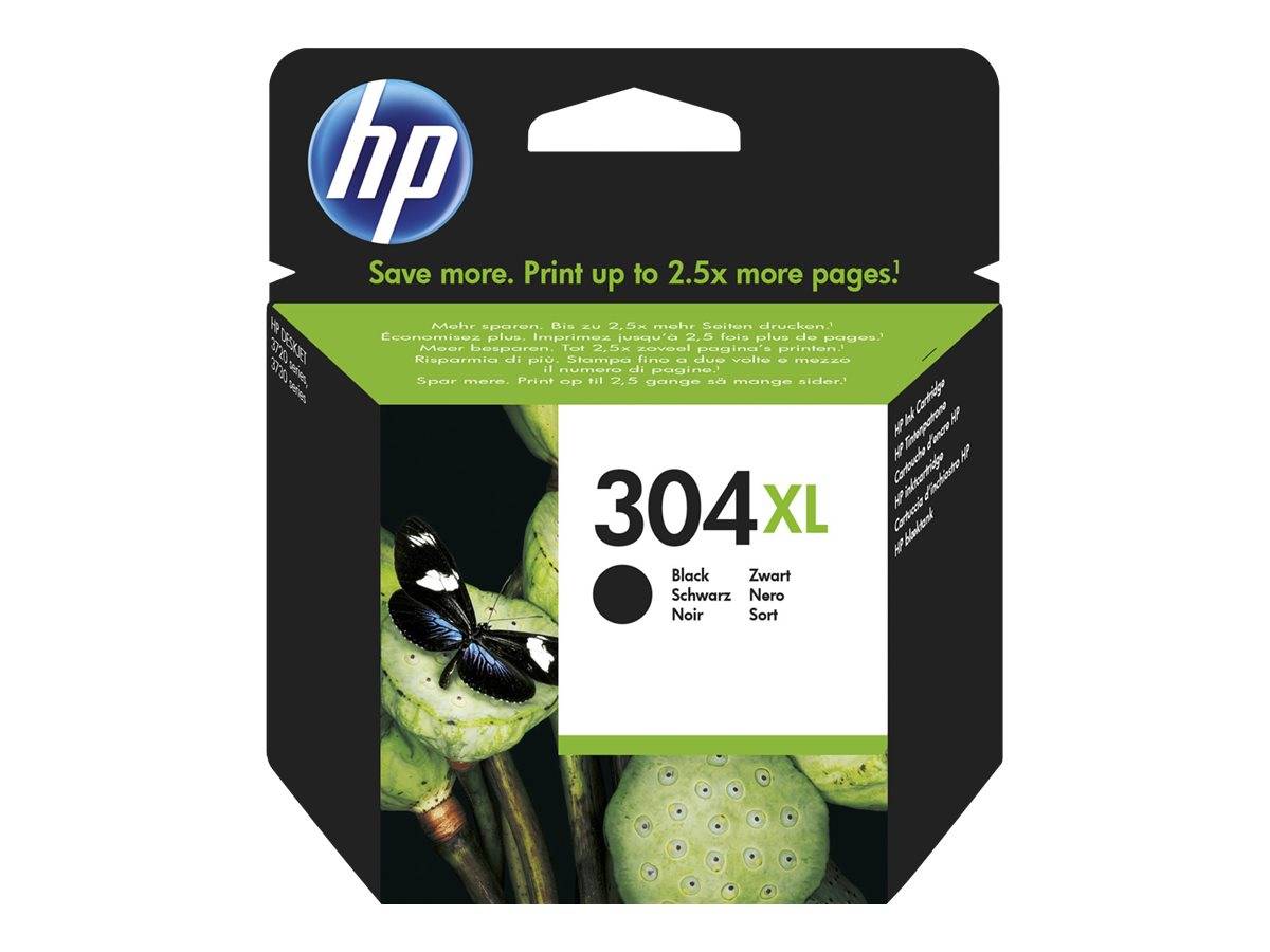 HP 304XL - Hohe Ergiebigkeit - Schwarz - Original-0
