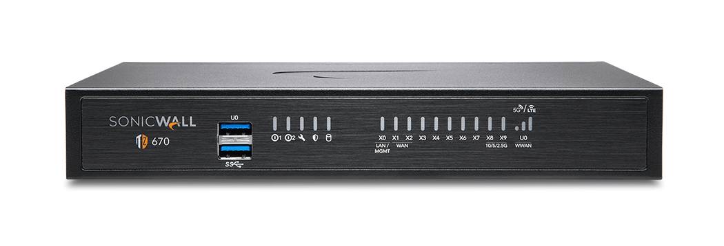 SonicWall TZ670 - Advanced Edition - Sicherheitsgerät-1