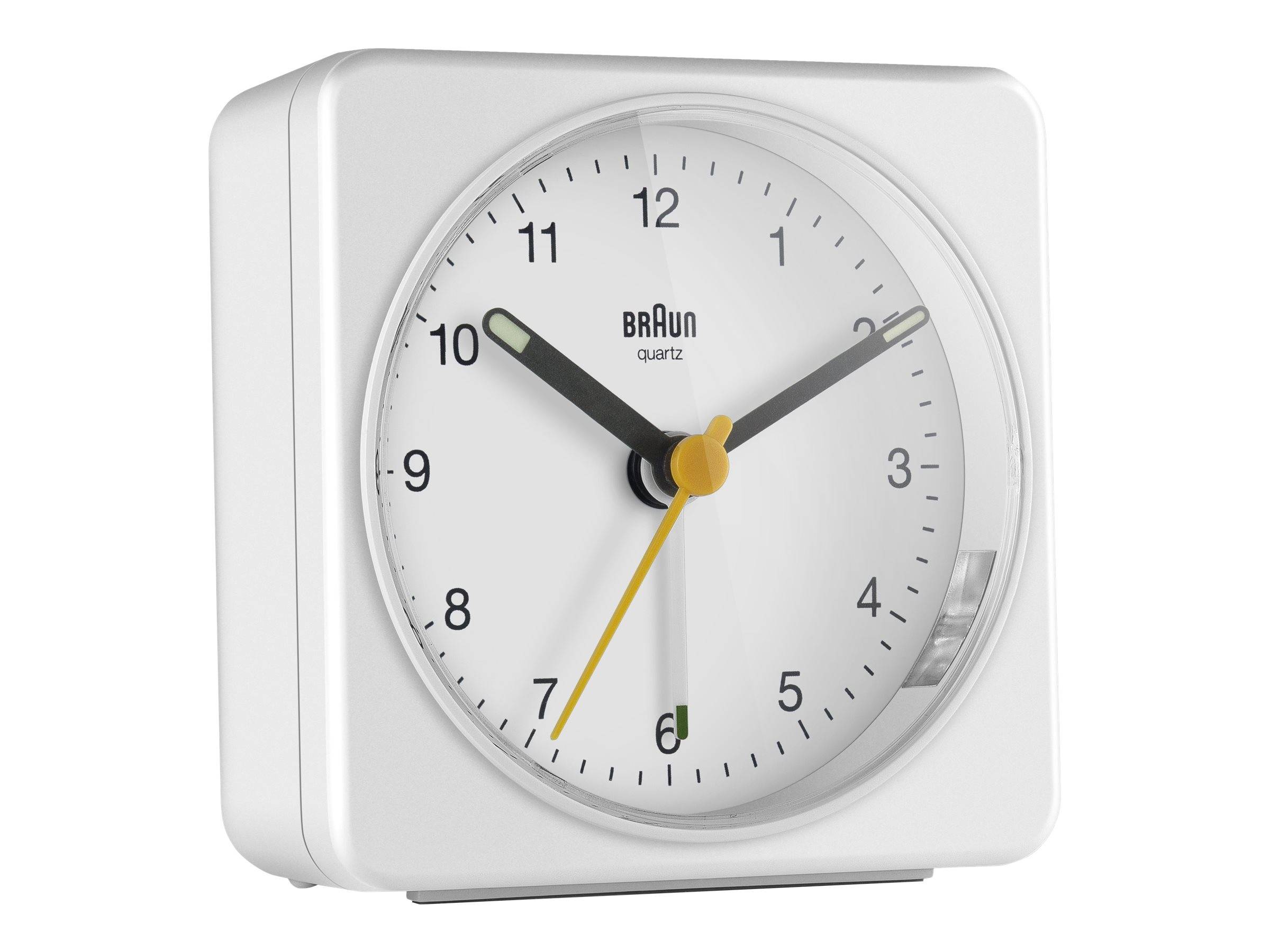 BC03W - Wecker - viereckig - Quarz - Schreibtisch-3