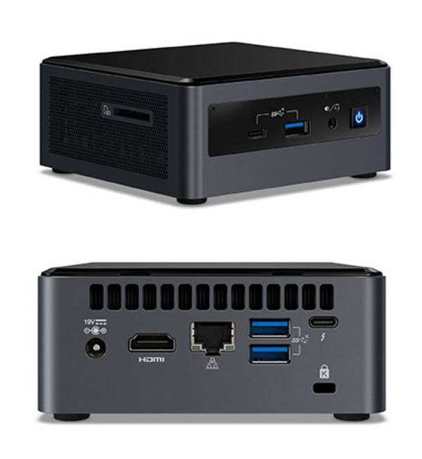 Intel NUC10i3FNHN2 (Intel Core i3-10110U up to 4,10GHz, 1x HDMI, 5x USB 3.1, Thunderbolt, 2,5" SATA SSD Support, o