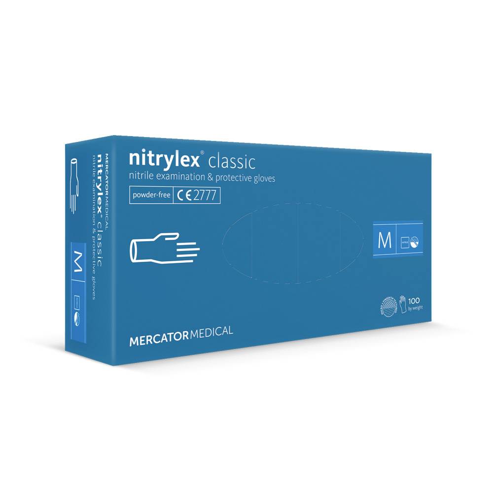 MERCATOR Nitril-Handschuhe NITRYLEX, Größe M, 100 Stück/Box-2