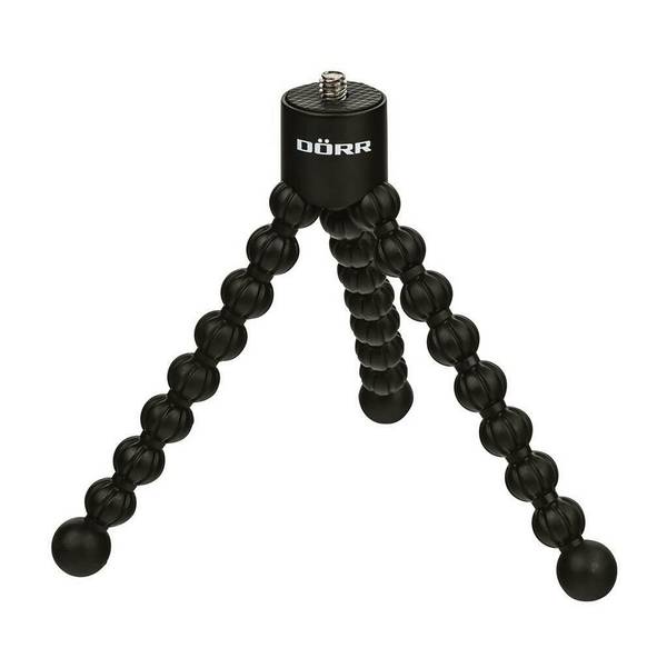 Mini Stativ TRIFLEX Schwarz fuer Digitalkameras und Actioncams