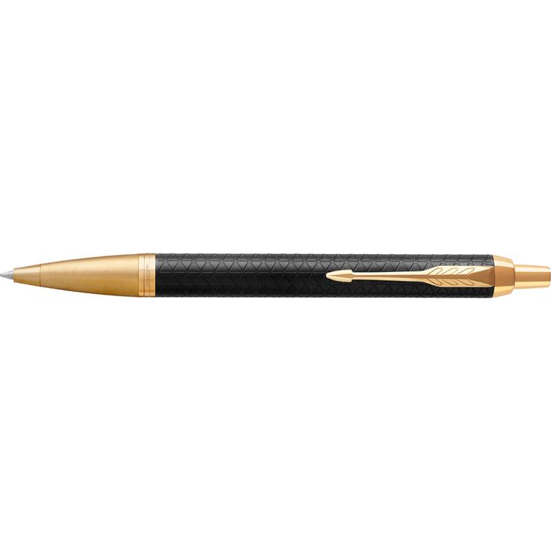 PARKER Druckkugelschreiber IM PREMIUM Black Gold G.C.-0