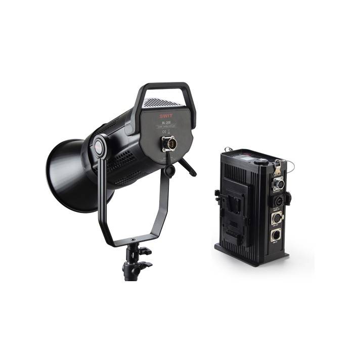 SWIT ELECTRONICS BL-200 - Dimmbare Bowens Mount COB LED Tageslicht Leuchte (200 Watt | 38.000 Lux | 5.600 K | CRI 97 |-0
