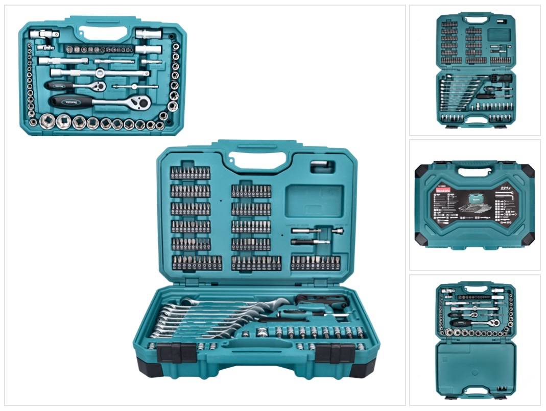 Makita E-10883 - Werkzeugset - 221 Stücke - in Koffer-0